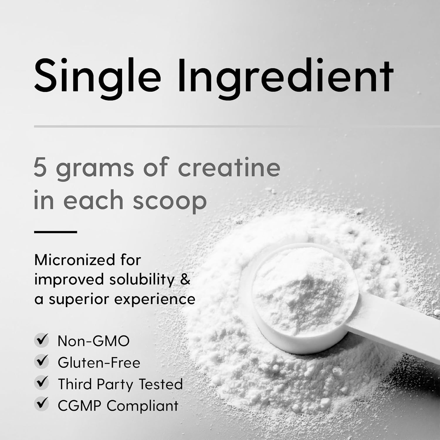 HEARTHY FOODS Creatine Monohydrate Micronized Powder 500G – 100 Servings, 5000mg