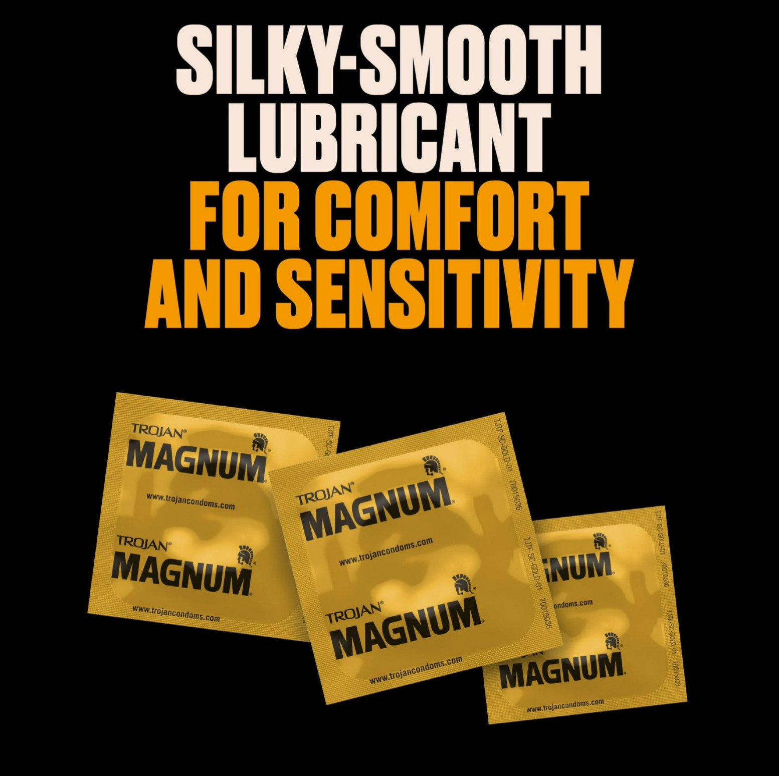 Trojan Magnum Thin Large Size Lubricated Condoms | 12 Count