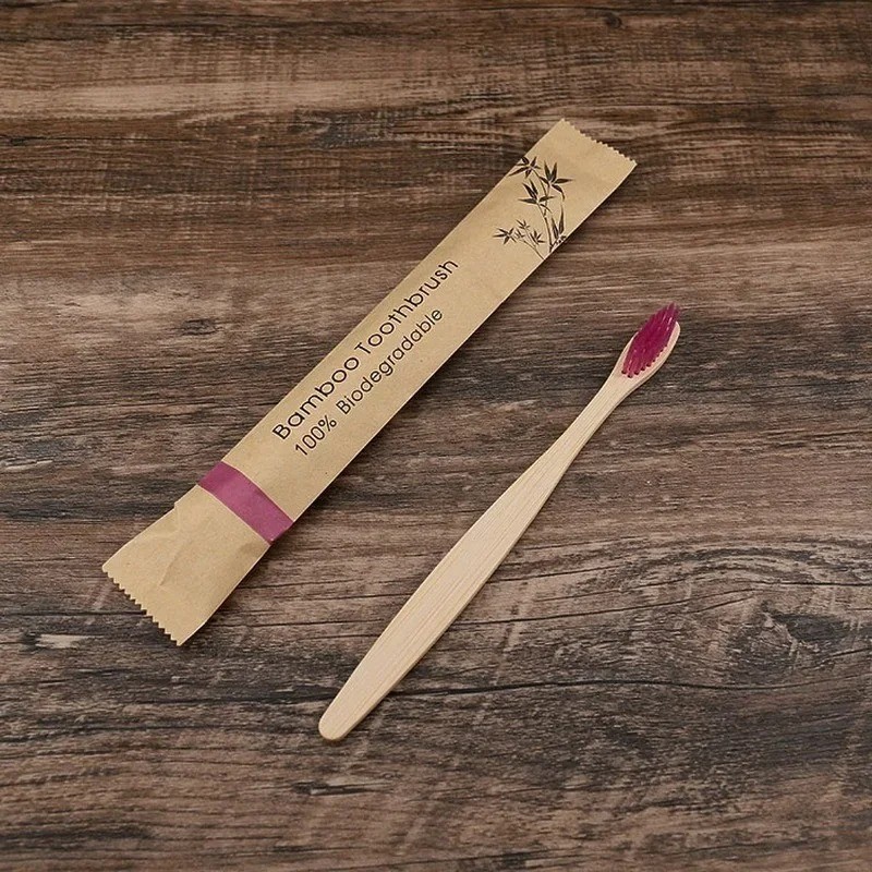 10PCS Eco-Friendly Bamboo Toothbrush Set – Soft Charcoal Bristles Oral Care Pack