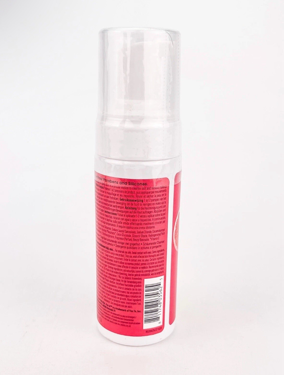 Yes To Grapefruit Dull Uneven Skin Daily Foaming Cleanser 5oz Lot of 2