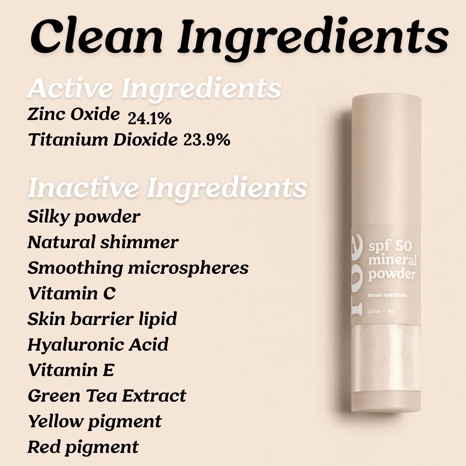 SPF 50 Mineral Powder Sunscreen Brush-On for Kids, Adults & Babies – Reef Safe!