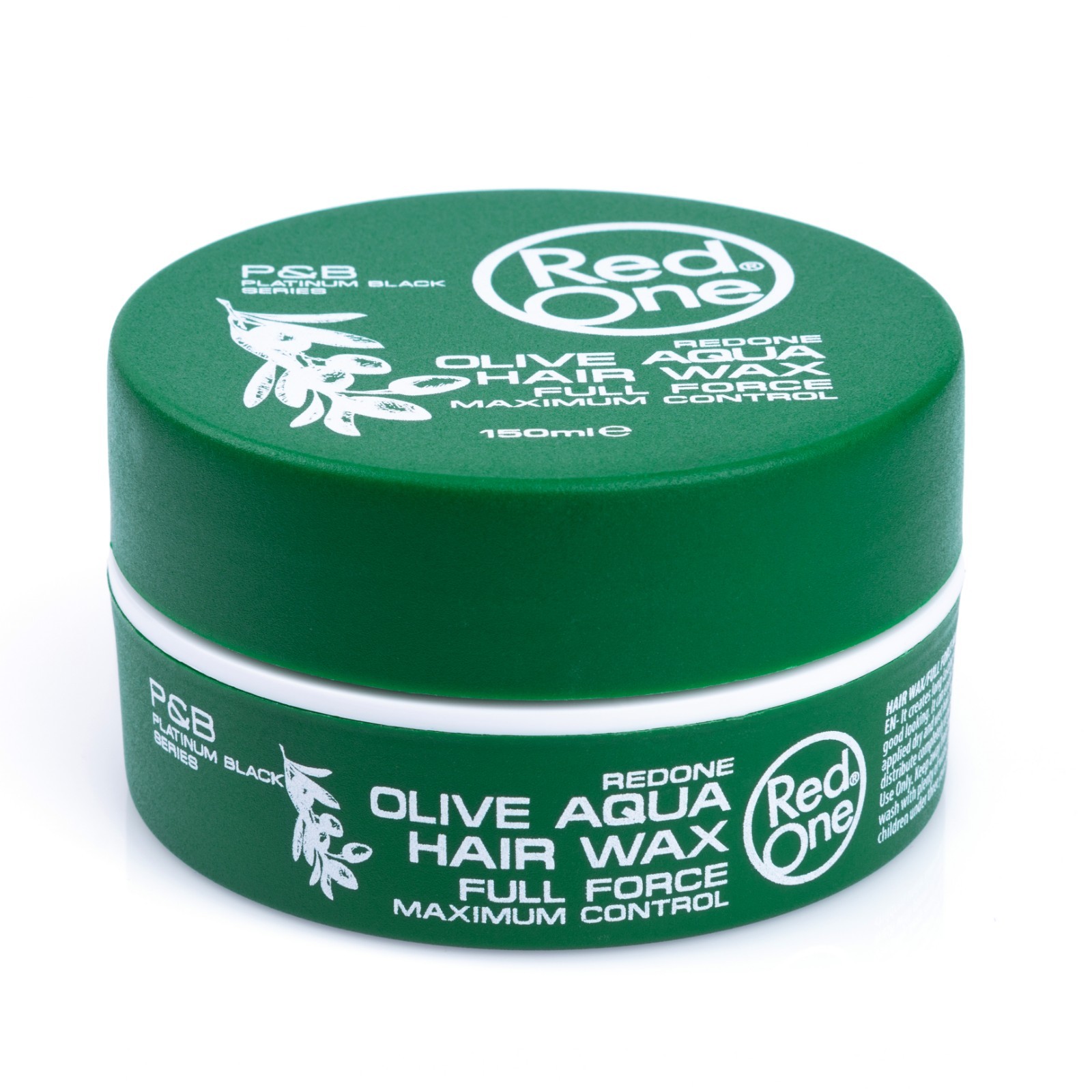 2X RedOne Olive Aqua Hair Gel Wax 150ml (5.07 fl oz) | Edge Control & Braid Gel