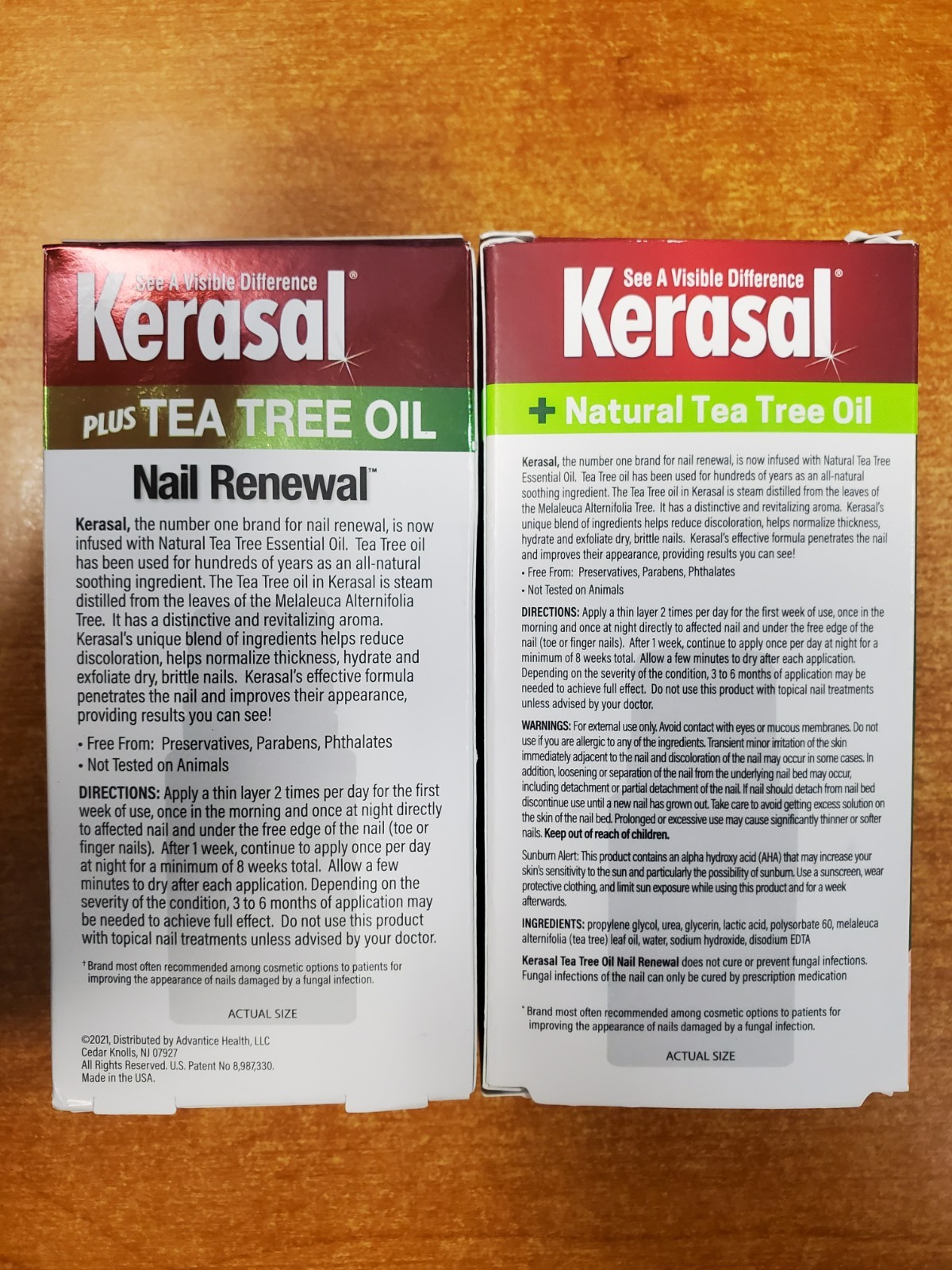 2 Pack: Kerasal Fungal Nail Renewal + Tea Tree Oil 0.33 oz ea (7394) D6