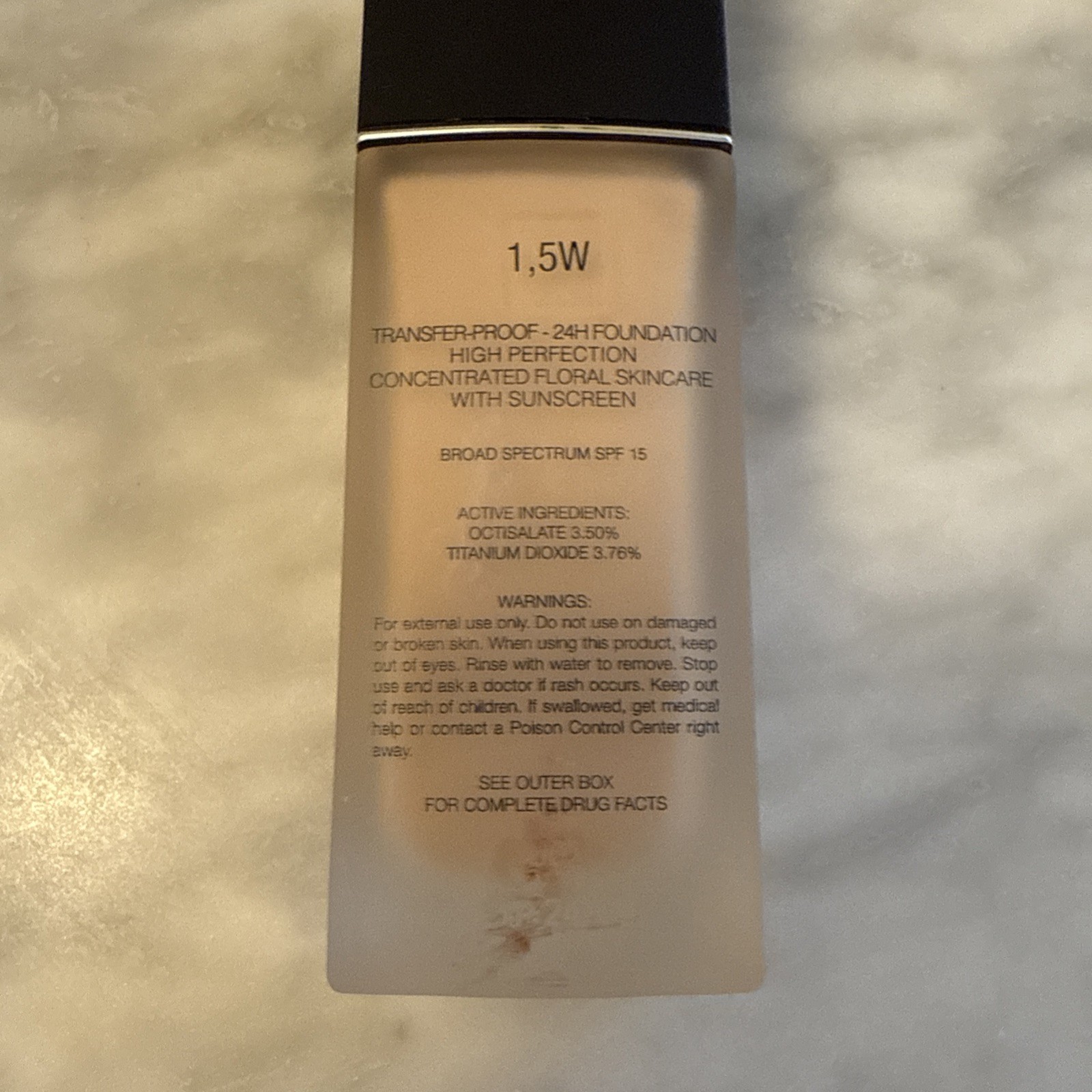 new no box Dior Forever Transfer Proof 24H Foundation SPF 15 1.5N EX:09/2024