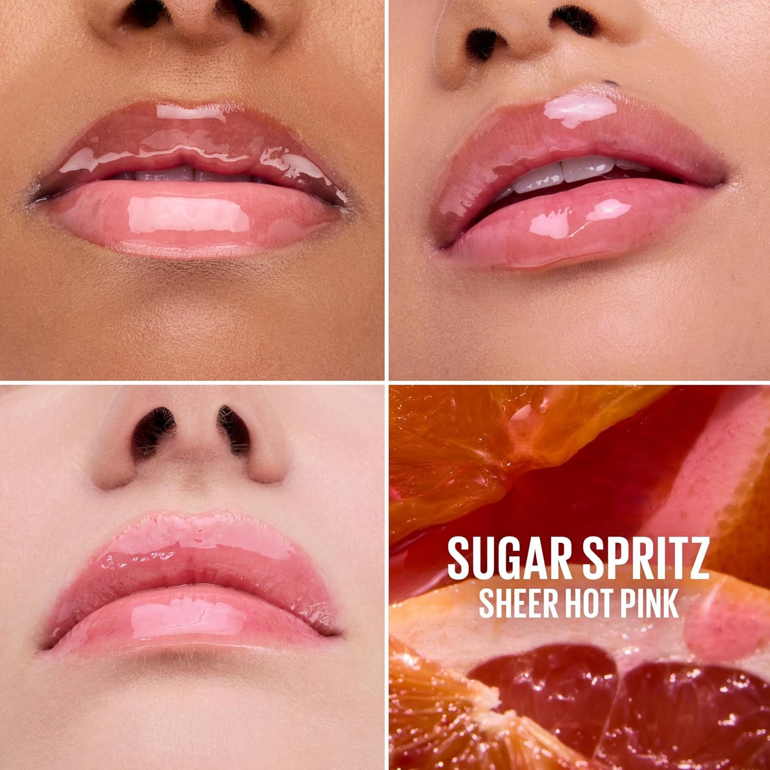 Maybelline Lifter Oil In Gel Lip Gloss Sugar Spritz Hot Pink
