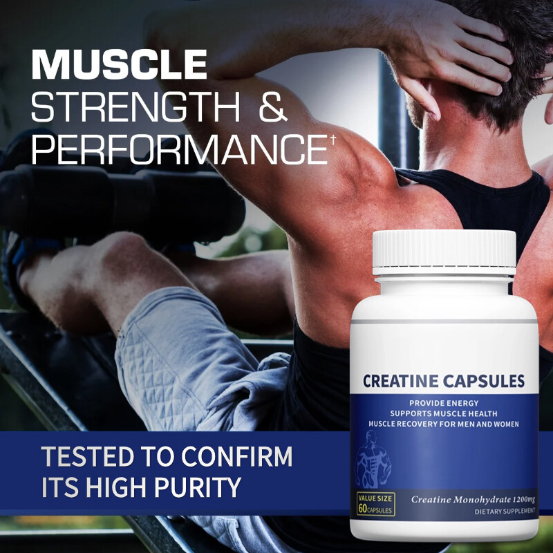 Muscle Support Capsules With Thiamin Riboflavin, Boosts muscle protein synthesis