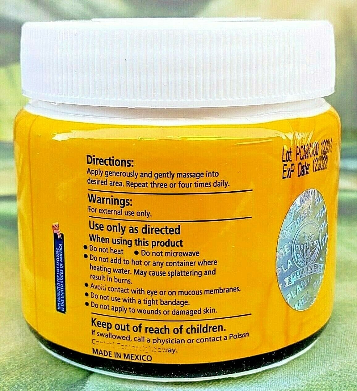 MAMISAN Pomada OINTMENT 100 grs (3.52 oz) each Made in Mexico 100% Original
