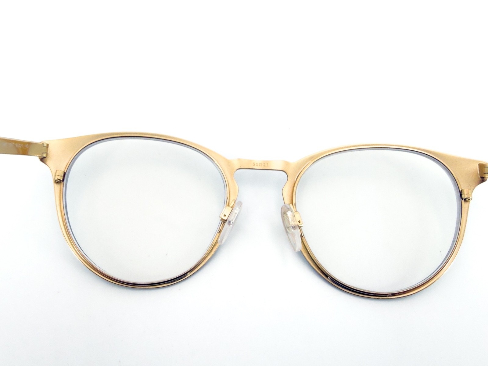 NICE Burberry 1360 Eyeglasses FRAMES 1017 Black 51[]21-145 Gold Italy L944