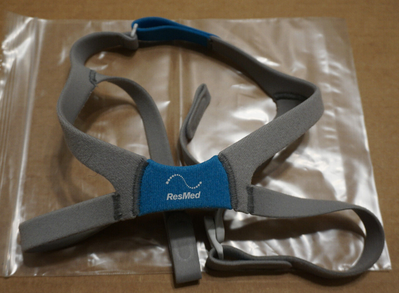ResMed Airfit F30 Replacement Headgear Standard size with 2 Clips NEW, Free Ship
