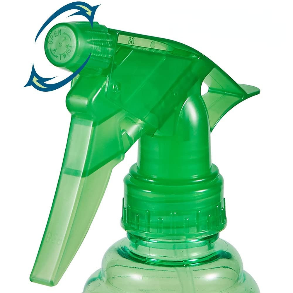 Spray Bottles – 3 Pack, 16 Oz – Mist/Stream, Bright Colors, Sturdy, Leak Proof,