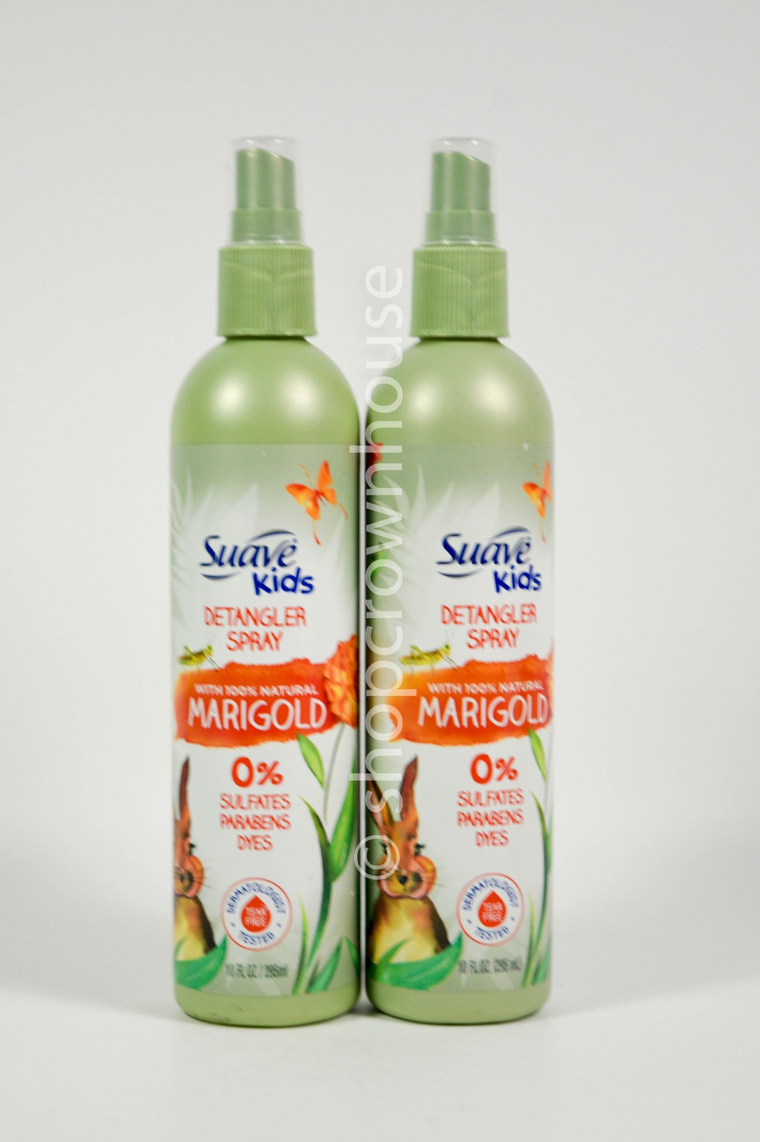 2 Suave Kids DETANGLER SPRAY w/ 100% Natural Marigold Tear Free 10 fl oz