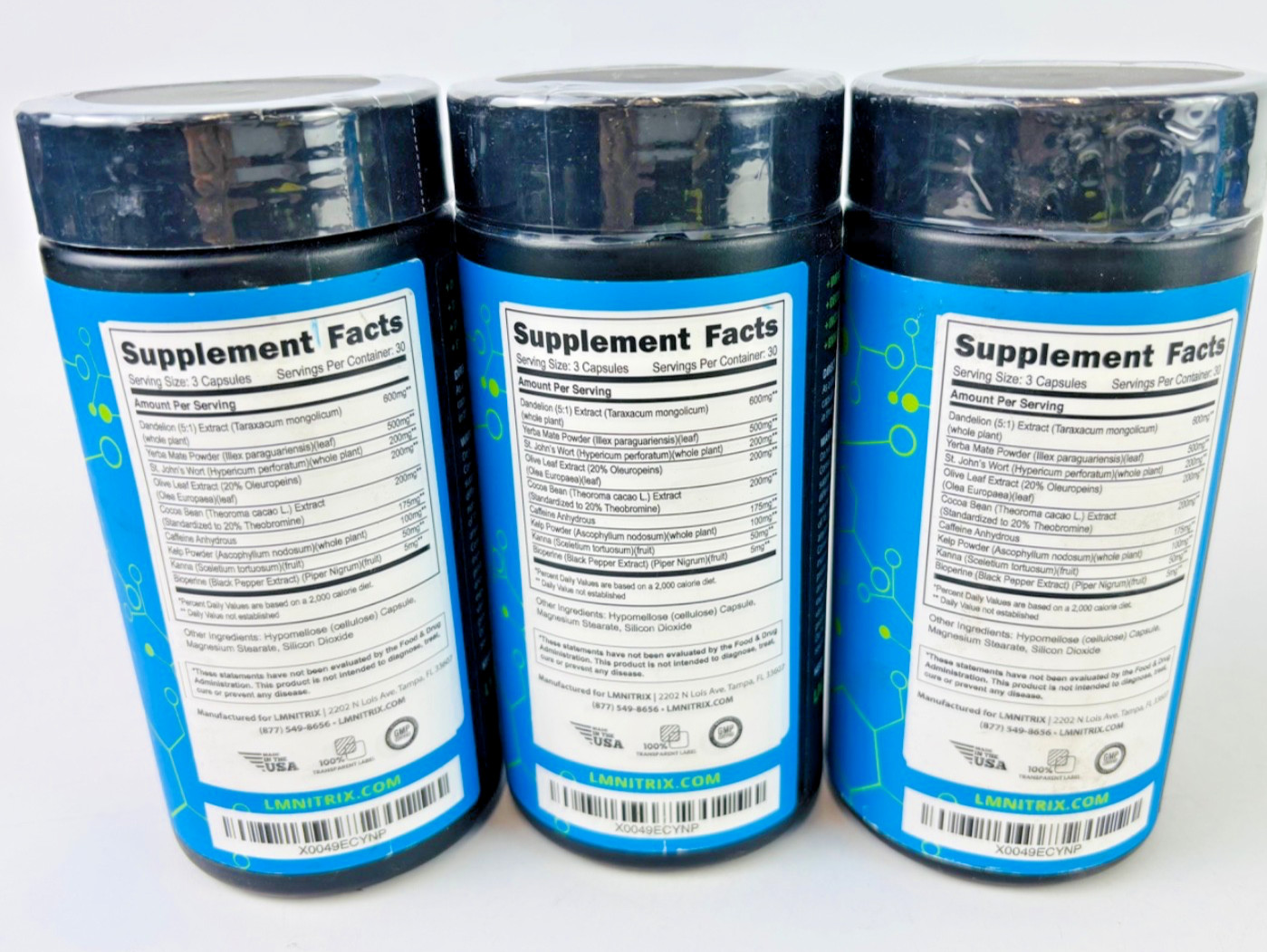 LMNITRIX SLIMZ Fat Burner 90 Capsules 3 PACK EXP 8/2026